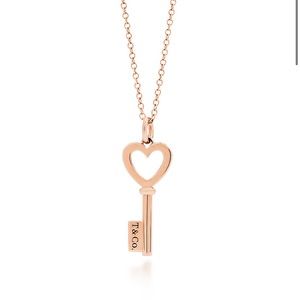 Authentic Heart Key Pendant by Tiffany & Co.